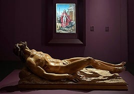 'Cristo que vuelve a la vida', de Venancio Blanco, en la exposición de Zamora.