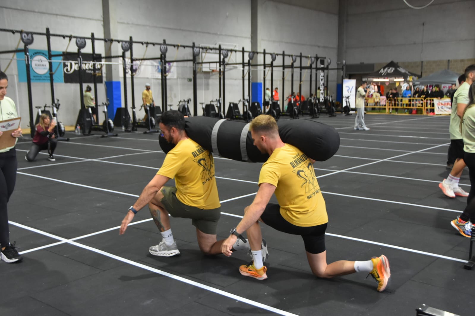 El cross training, puro espectáculo en Castellanos de Moriscos