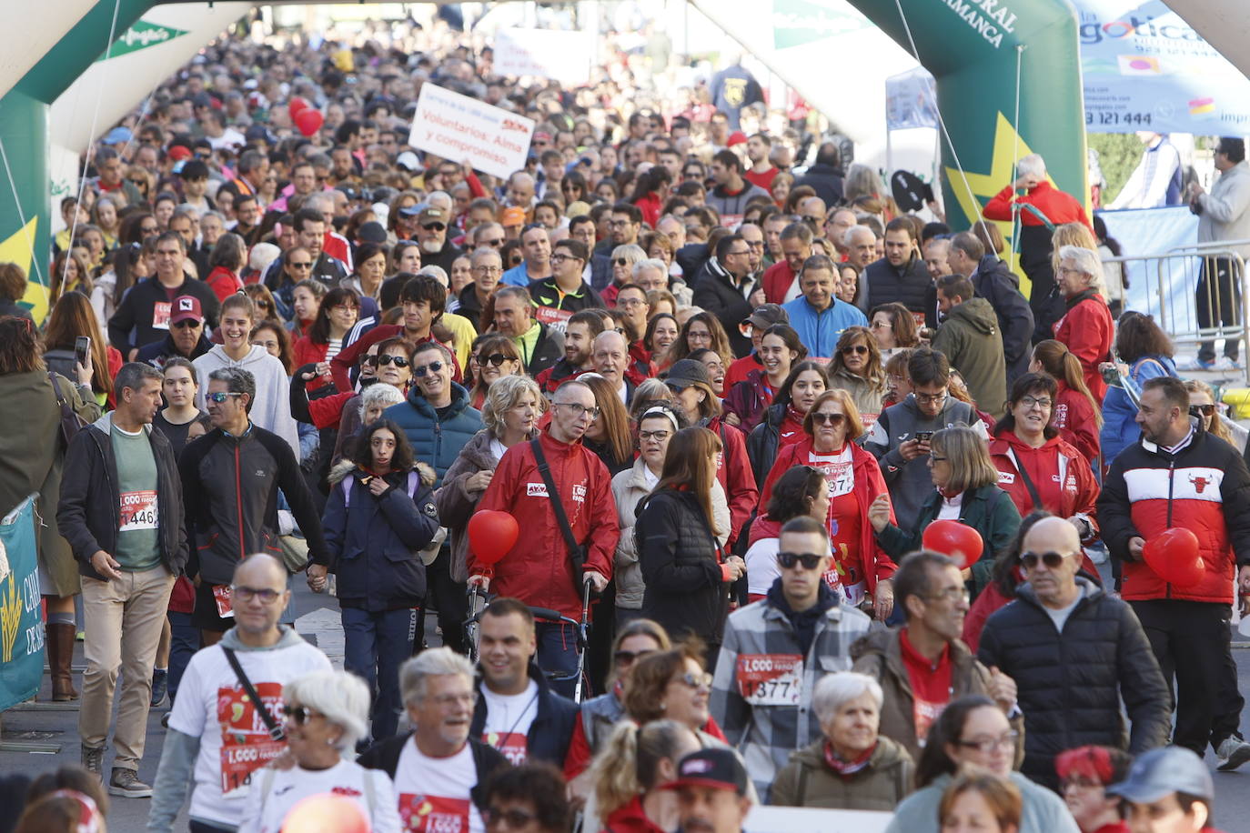 La marea roja vuelve a tomar las calles de Salamanca