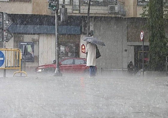 Los dos pueblos de Salamanca en los que más ha llovido, aparte de la capital, este sábado