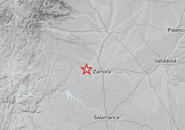 Imagen de la ubicación donde ha tenido lugar el terremoto.