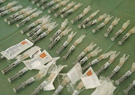 Imagen de vacunas de una campaña anterior.