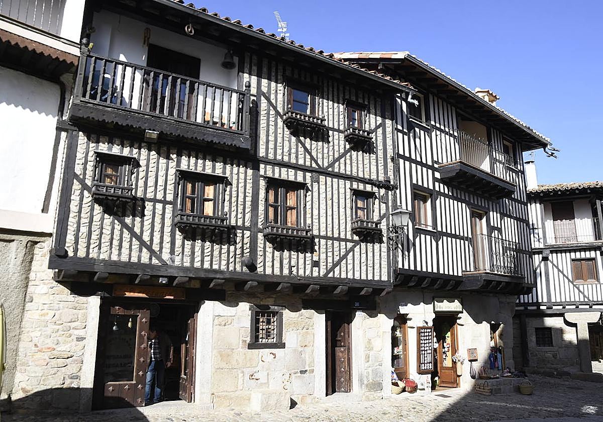 Imagen de una de las calles de La Alberca.