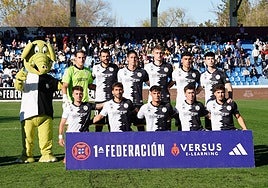 Once titular de Unionistas en el choque de la pasada jornada contra el Lugo.