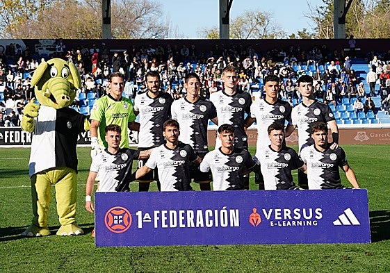 Once titular de Unionistas en el choque de la pasada jornada contra el Lugo.
