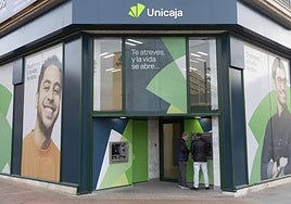 Una sucursal de Unicaja.