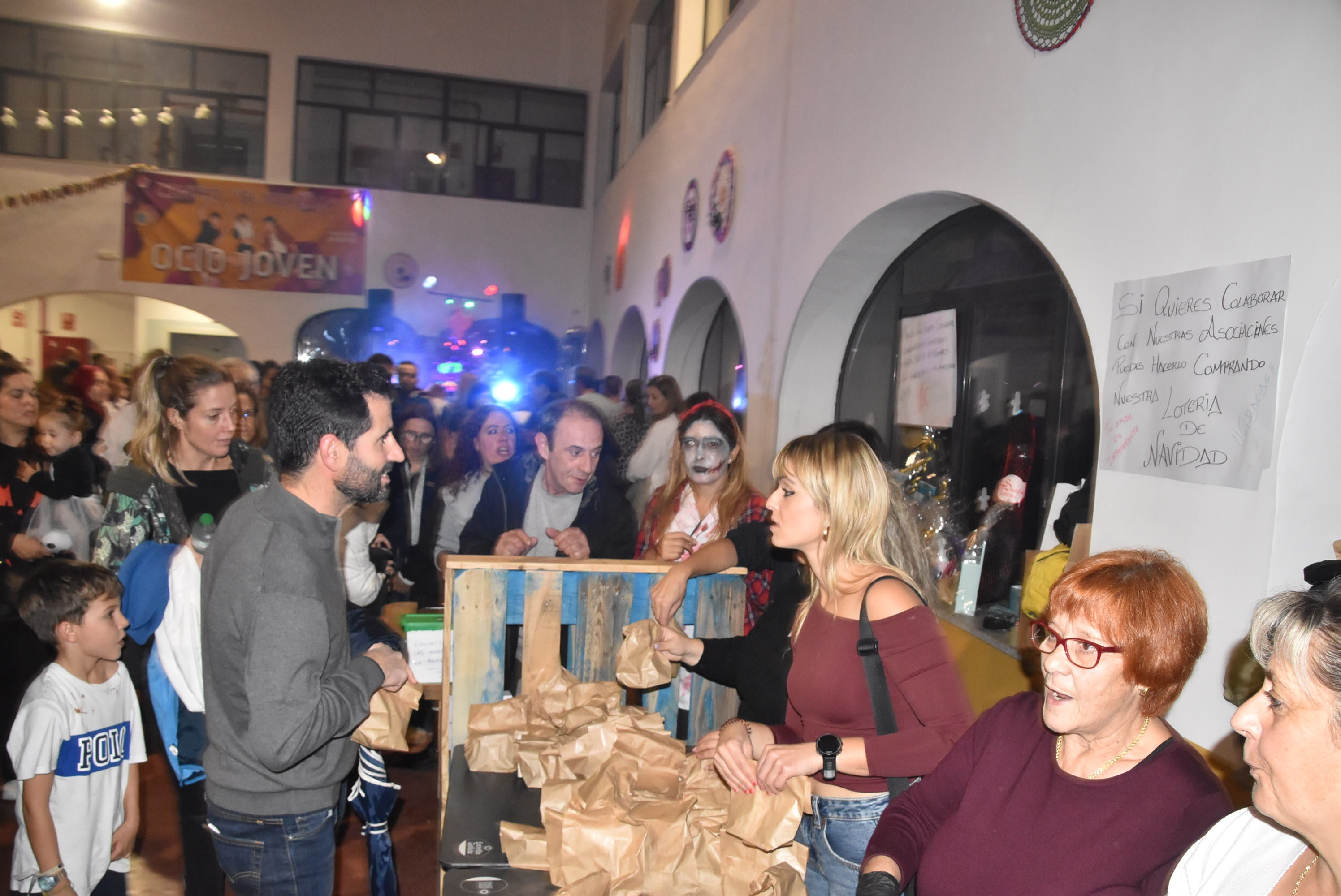 Lleno en la fiesta de Halloween celebrada en Béjar