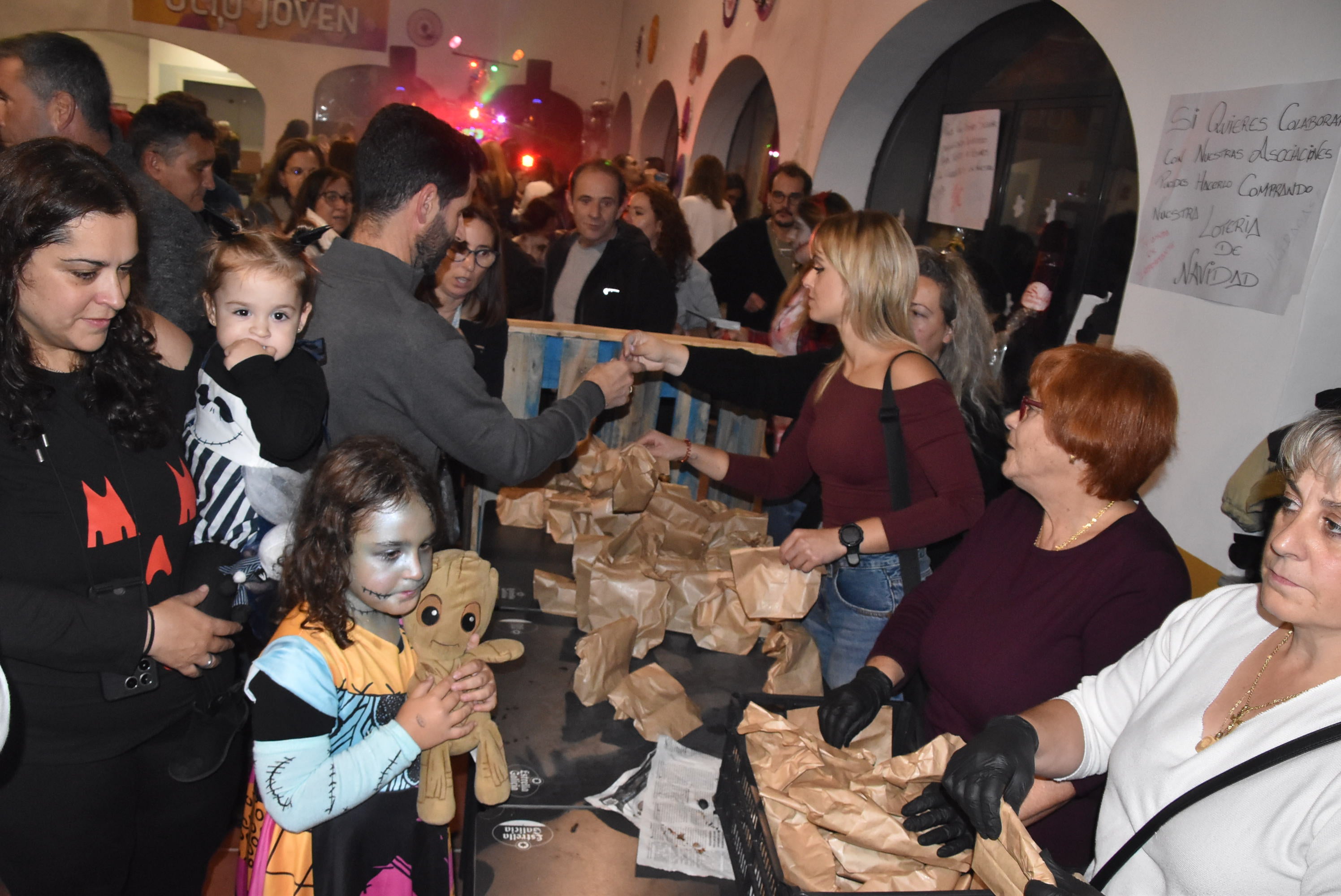 Lleno en la fiesta de Halloween celebrada en Béjar