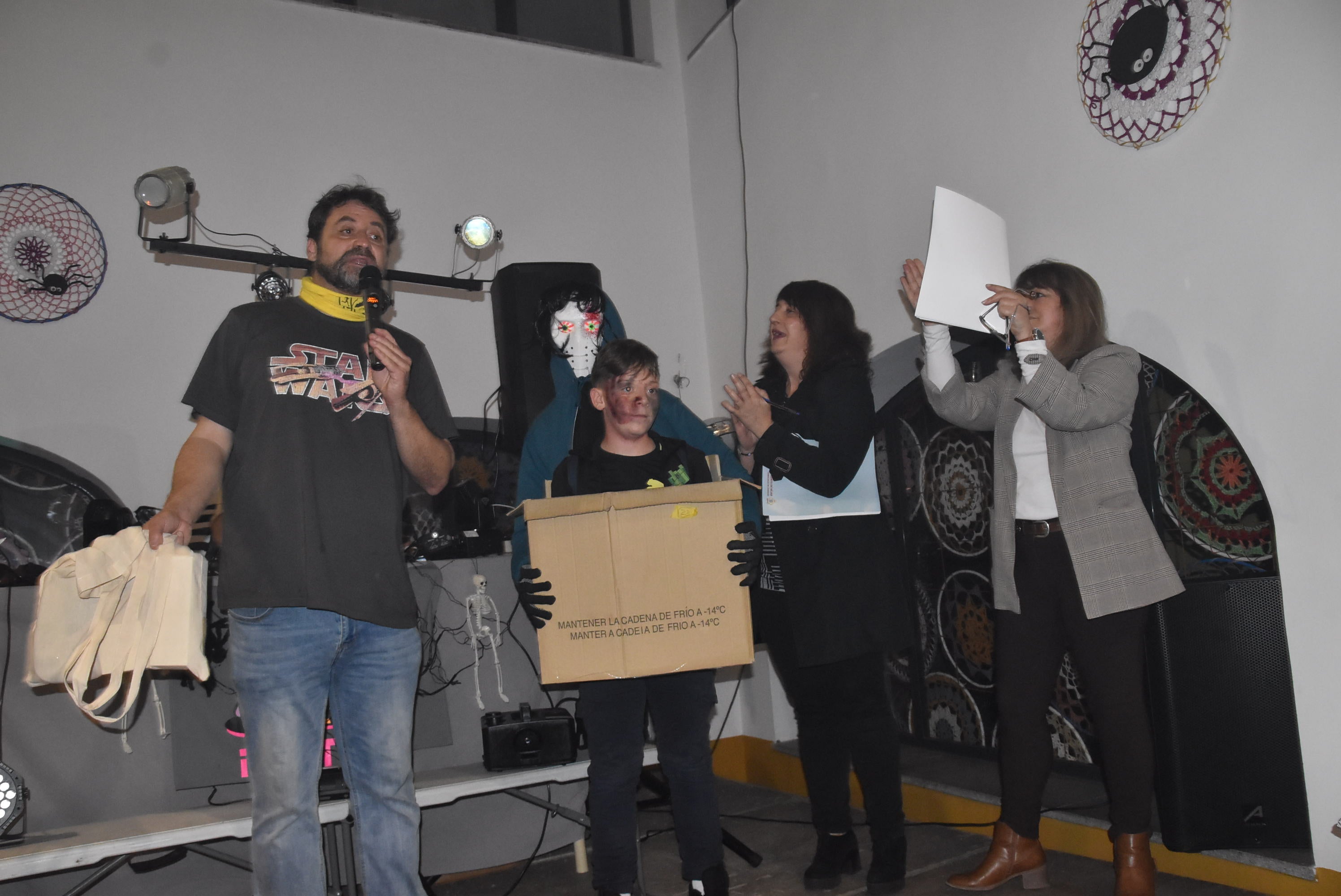 Lleno en la fiesta de Halloween celebrada en Béjar