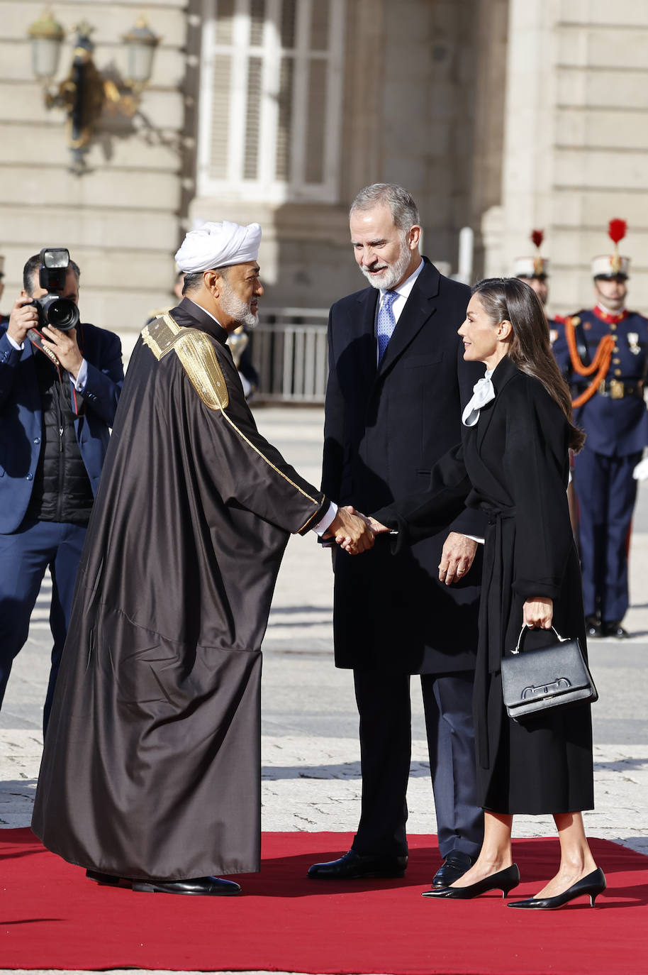 El elegante look con el que la reina Letizia ha acaparado todas las miradas del Palacio Real