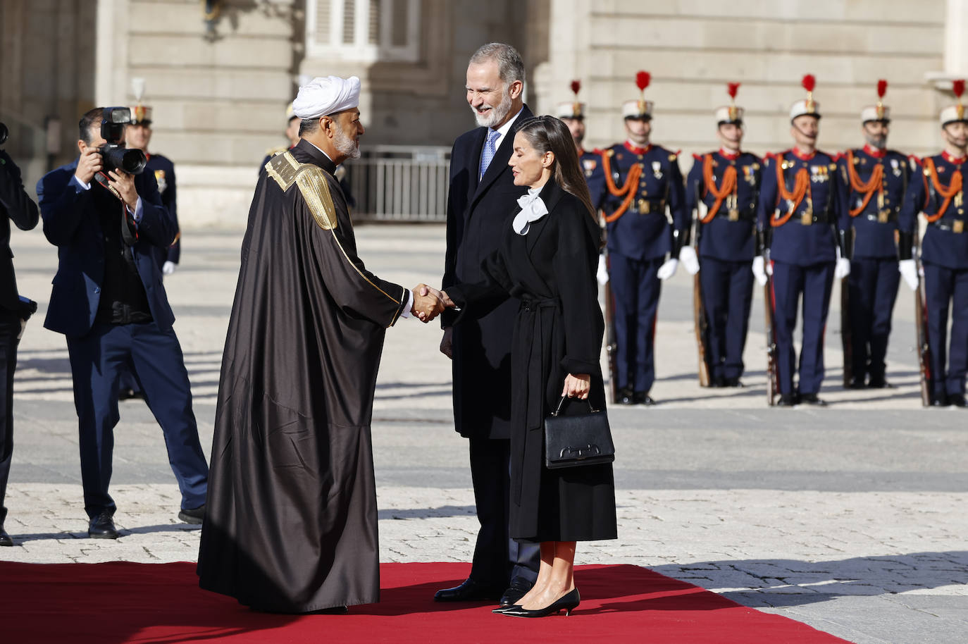 El elegante look con el que la reina Letizia ha acaparado todas las miradas del Palacio Real
