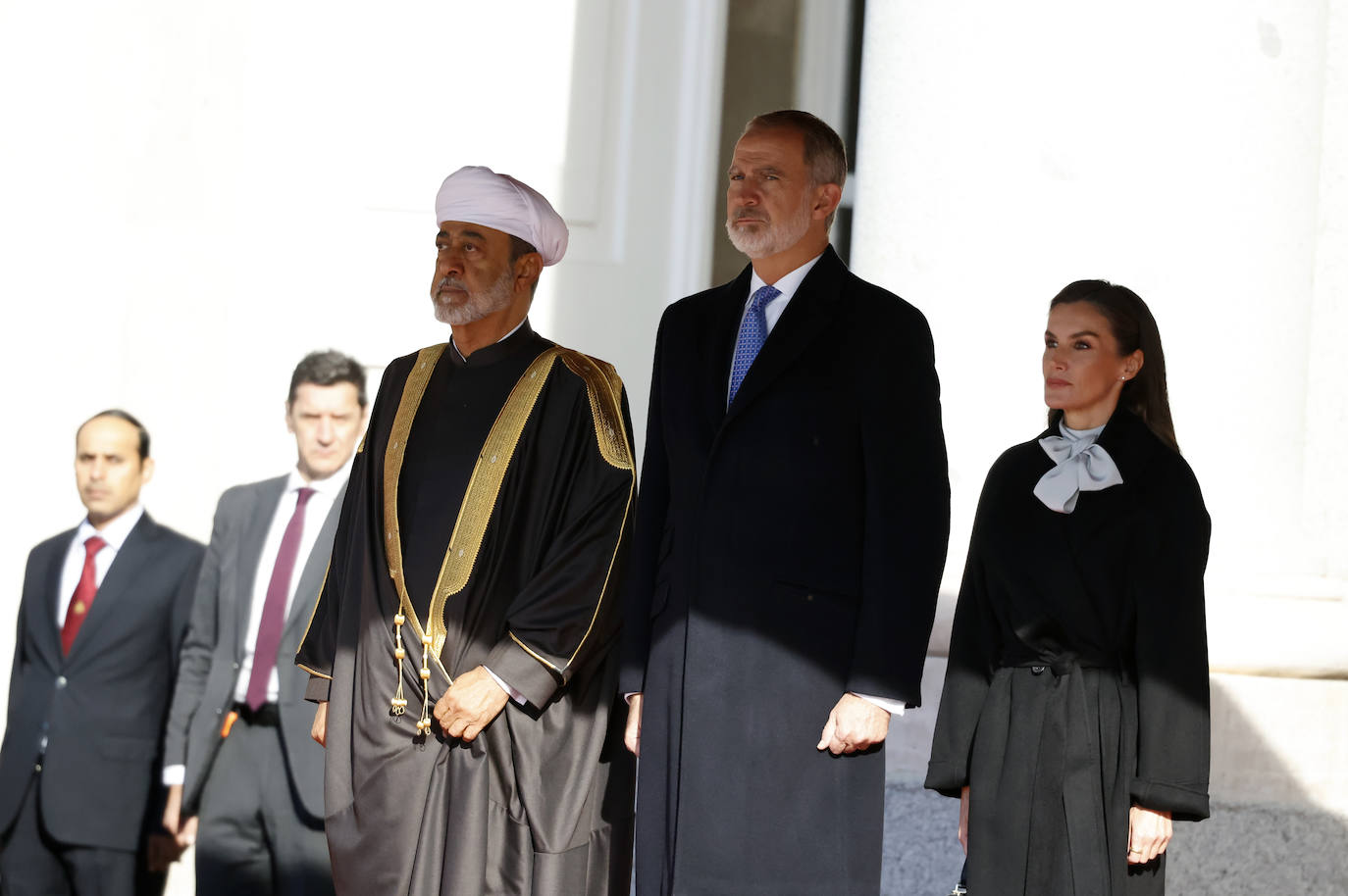 El elegante look con el que la reina Letizia ha acaparado todas las miradas del Palacio Real