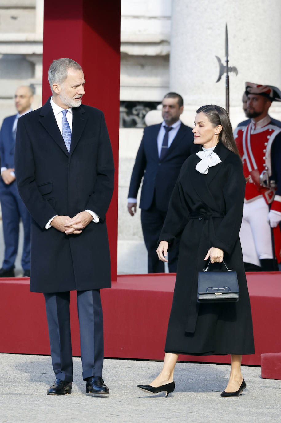 El elegante look con el que la reina Letizia ha acaparado todas las miradas del Palacio Real