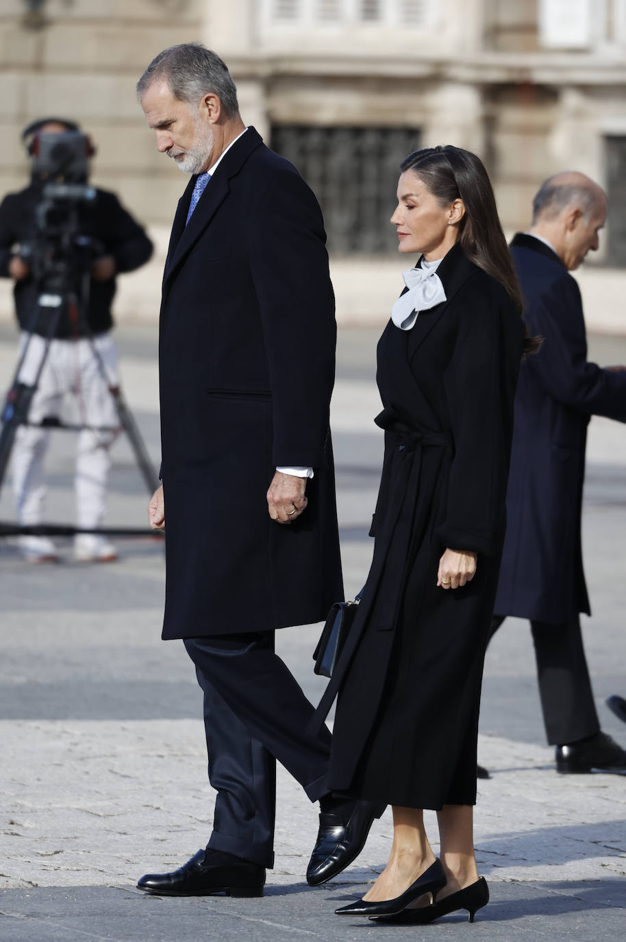 El elegante look con el que la reina Letizia ha acaparado todas las miradas del Palacio Real