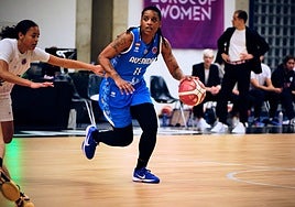 Zellous, en el partido de este miércoles en Suiza.