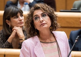 La vicepresidenta y ministra de Hacienda, María Jesús Montero.