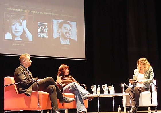 Rubén Juy, María Bueno y María Suré en el primer encuentro
