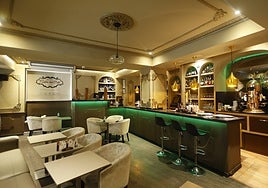El Salón del Café ofrece un ambiente acogedor.