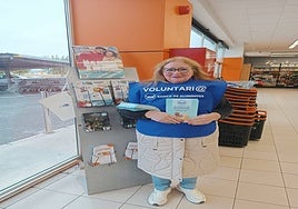 Voluntaria en La Gran Reocogida de Alimentos.