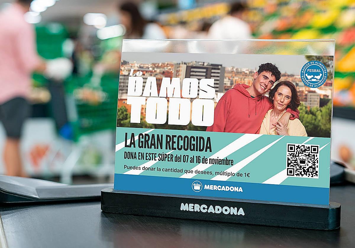 Mercadona se suma un año más a la gran recogida de alimentos organizada por FESBAL