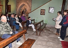Imagen de la presentación del rally fotográfico de la Hermandad de Jesús Nazareno de Béjar, esta mañana en la iglesia de Santiago