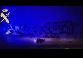 Pantallazo del reel de la Guardia Civil.