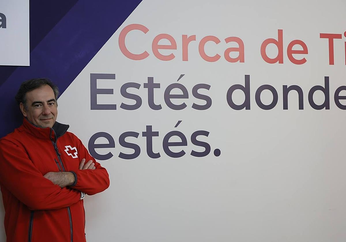 Íñigo Vila, en el Centro de Formación de Cruz Roja.