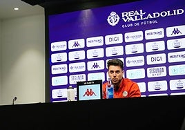 Jorge García, tras el choque ante el Valladolid Promesas: «Puntuar fuera de casa siempre es bueno en esta Liga»