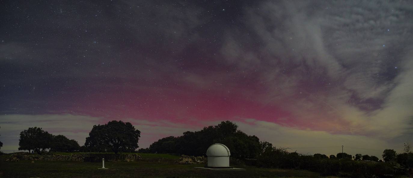 Auroras boreales sobre Salamanca: el gran espectáculo del cielo