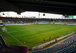 Vista del estadio Helmántico durante el choque de su reapertura, este pasado 2 de noviembre.