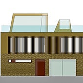 El diseño del futuro Centro de la Cantería de Morille que se emplazará en la plaza del Cura.