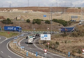 La glorieta de Buenos Aires, donde se construirá el nuevo enlace.
