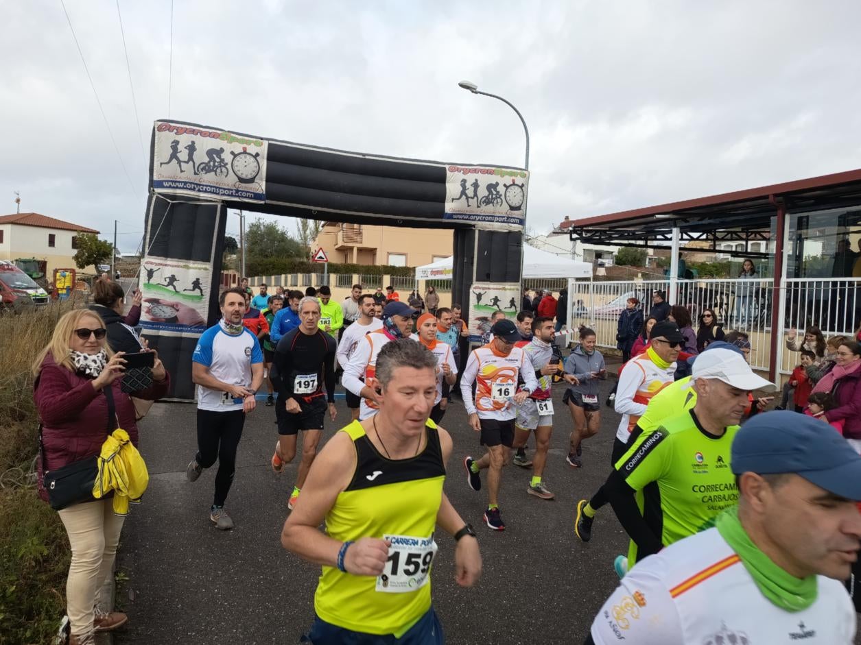 Dani Sanz y Verónica Sánchez, los más rápidos en Almenara de Tormes