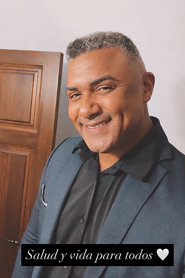 Historia de Instagram del cantante dominicano Henry Méndez antes de aparecer en la boda de Alberto y Marta.