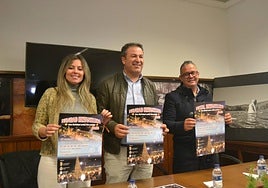 Laura Vicente, António Machado, Paulo Damasceno, en la presentación.