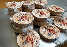 Las tradicionales obleas de Cipérez o Pan de Ángel.