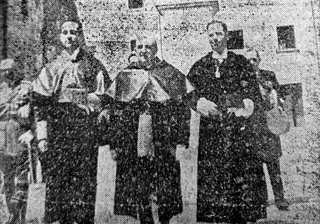 Franco, en el Patio de Escuelas en 1954.