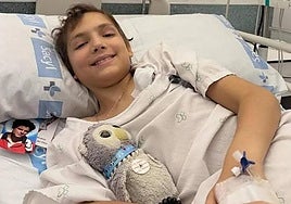 María Caamaño ha sido operada del tobillo en el Hospital.