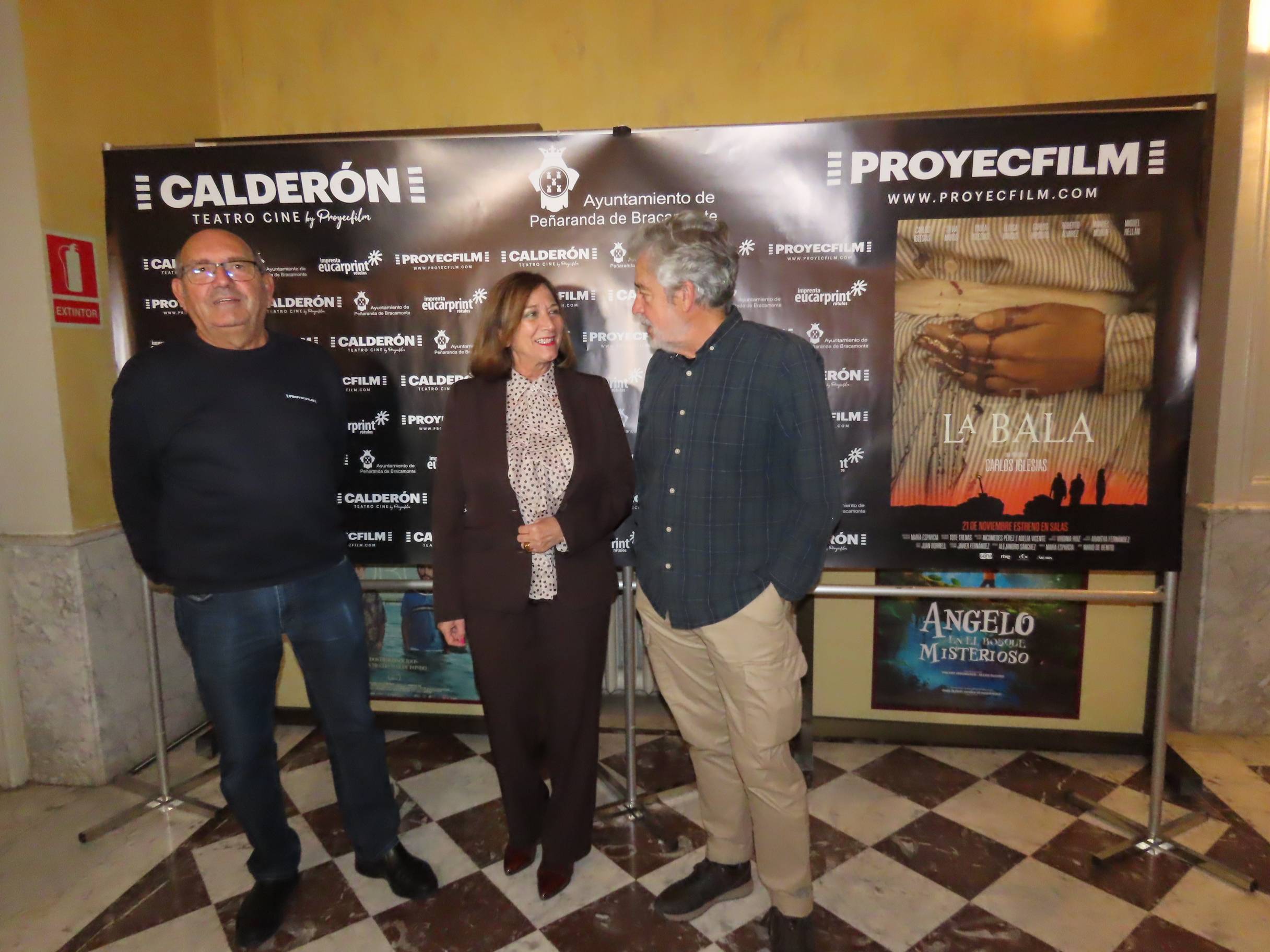 El estreno de &#039;La bala&#039; llena el cine de Peñaranda