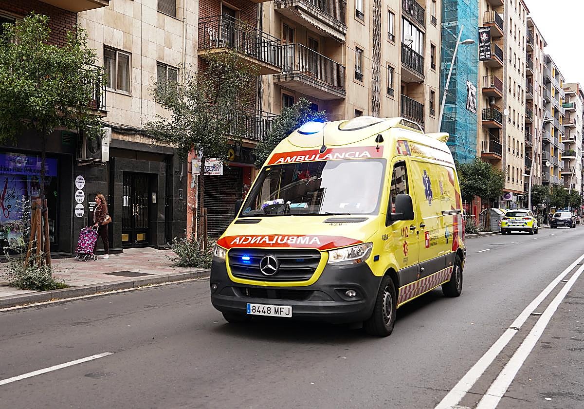 Una ambulancia se ha trasladado hasta el lugar.