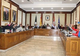 Momento de la sesión celebrada este lunes.