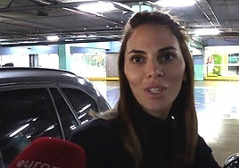 Irene Rosales, ante el micrófono de Europa Press.