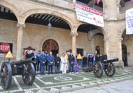 Momento del minuto de silencio.