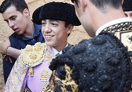 Marco Pérez, en el patio de cuadrillas de La Glorieta.
