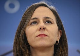 La portavoz del grupo parlamentario de Podemos, Ione Belarra.