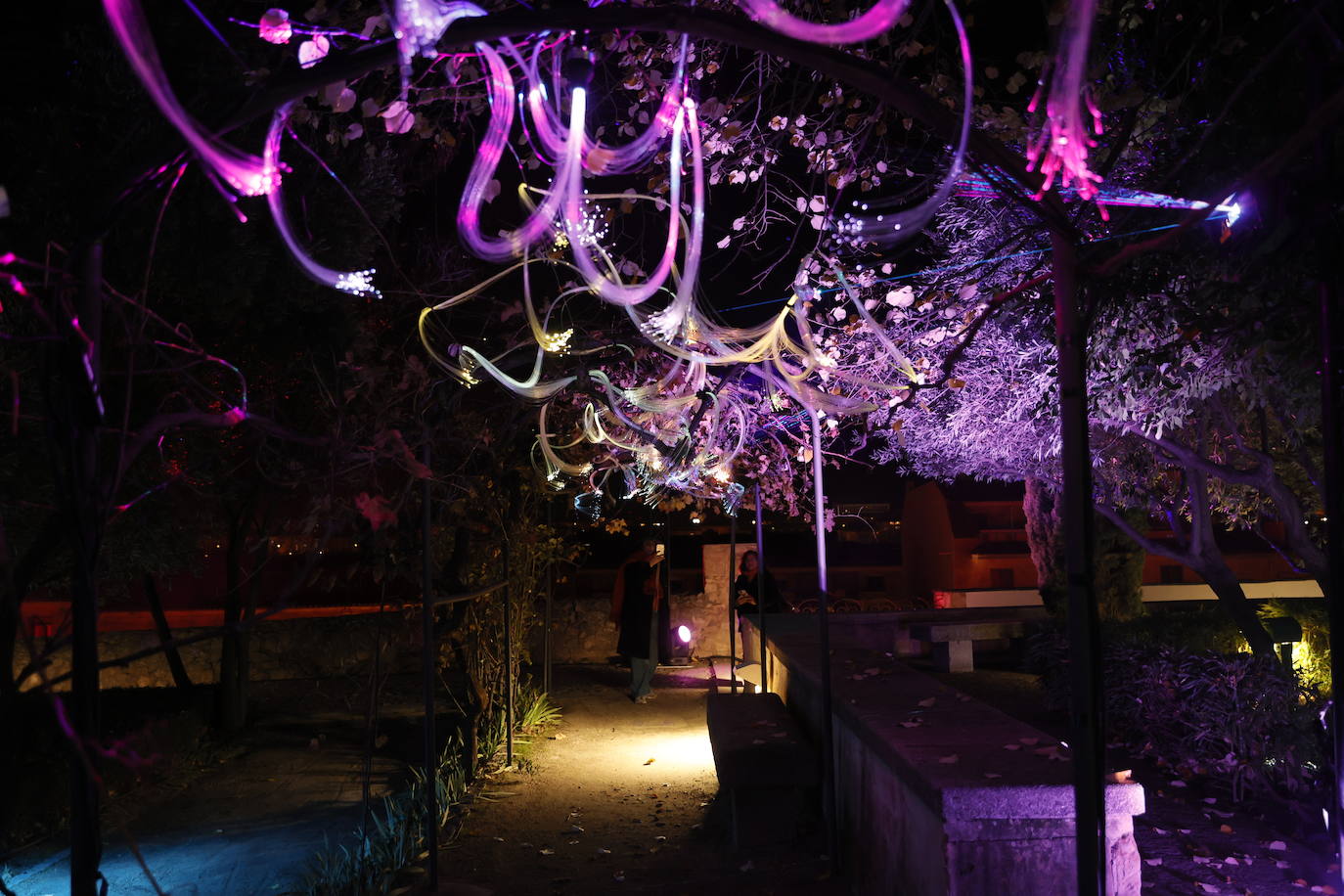El encanto de la Navidad recala en Salamanca: el jardín mágico del Huerto, en imágenes