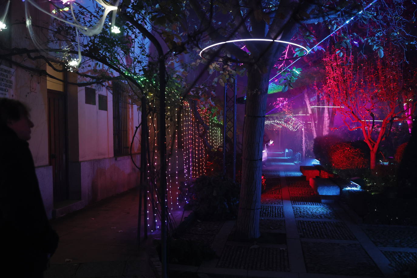 El encanto de la Navidad recala en Salamanca: el jardín mágico del Huerto, en imágenes