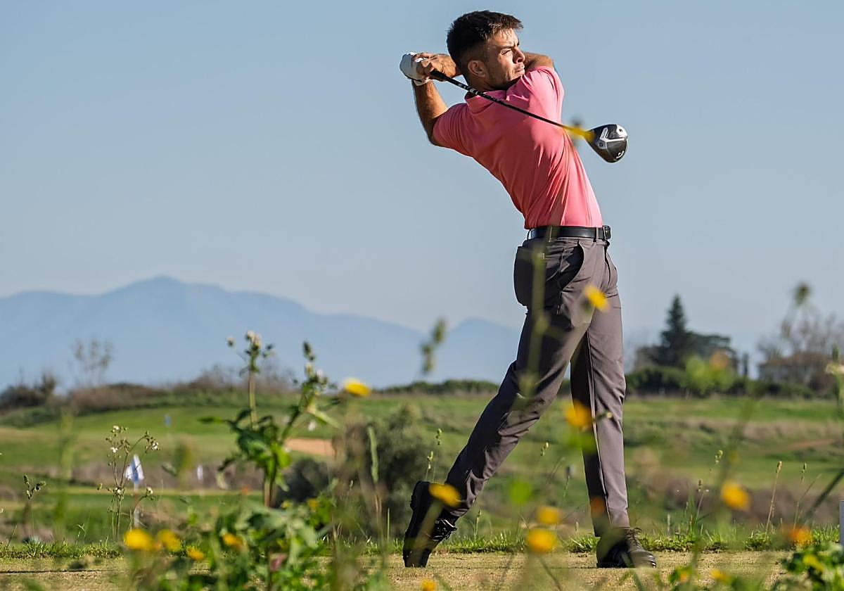 Luis Carlos González, durante un torneo.