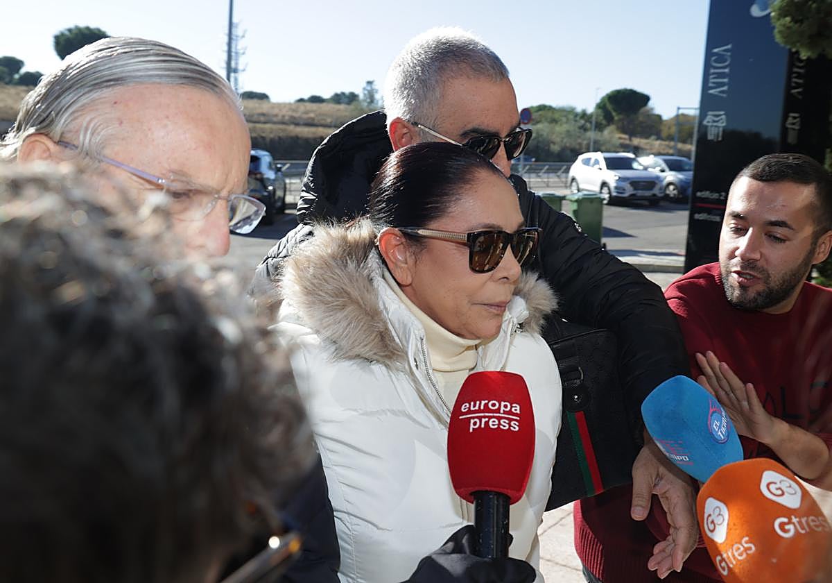 Isabel Pantoja llega a los juzgados de Pozuelo de Alarcón.