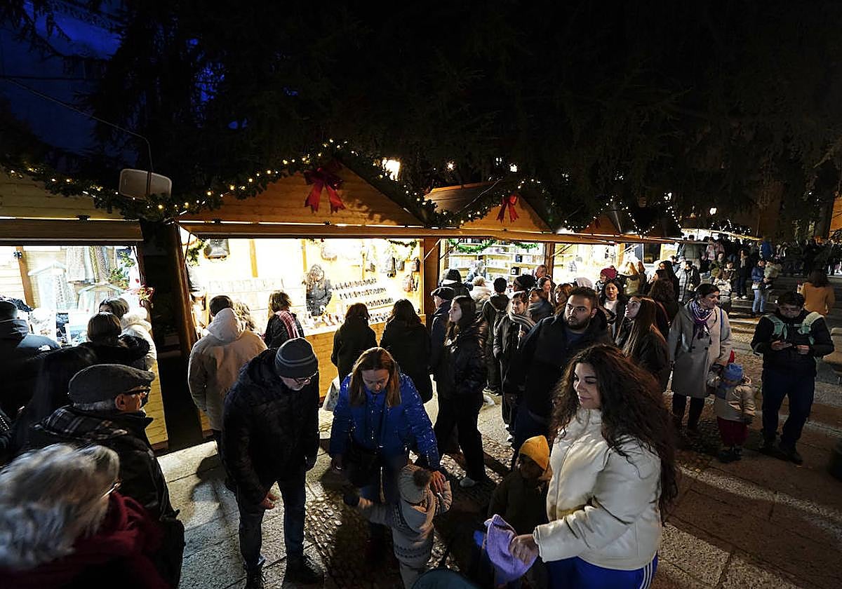 Imagen del mercadillo de Navidad de Anaya.